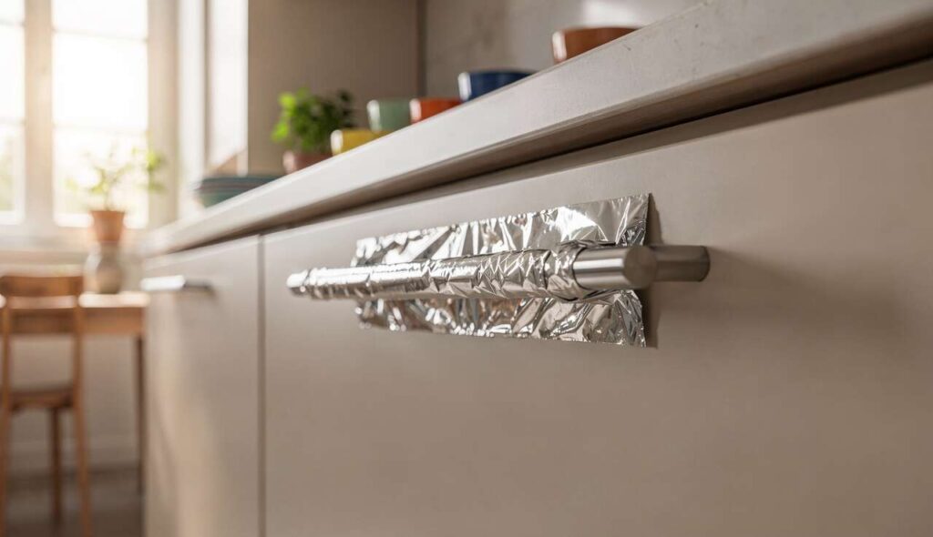 Perché il trucco del foglio di alluminio sulla maniglia conquista sempre più famiglie italiane