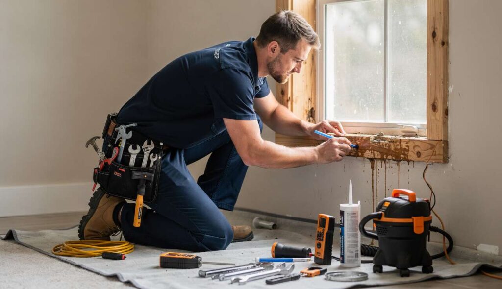 Il trucco dell’idraulico contro i telai delle finestre umidi: funziona subito