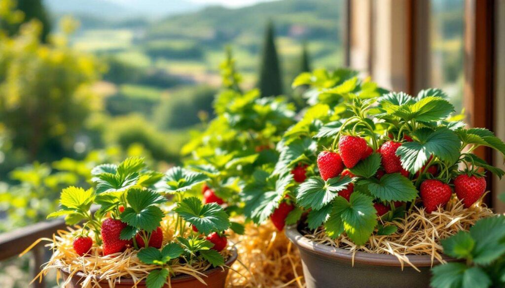 Fragole in vaso sul balcone: il trucco della pacciamatura con la paglia che triplica il raccolto secondo i vivaisti toscani