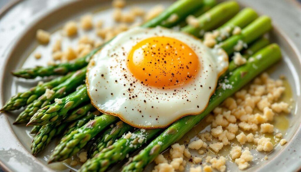 Asparagi al forno con uovo cremoso: la ricetta da 15 minuti che sta spopolando su TikTok Italia con 4 milioni di visualizzazioni