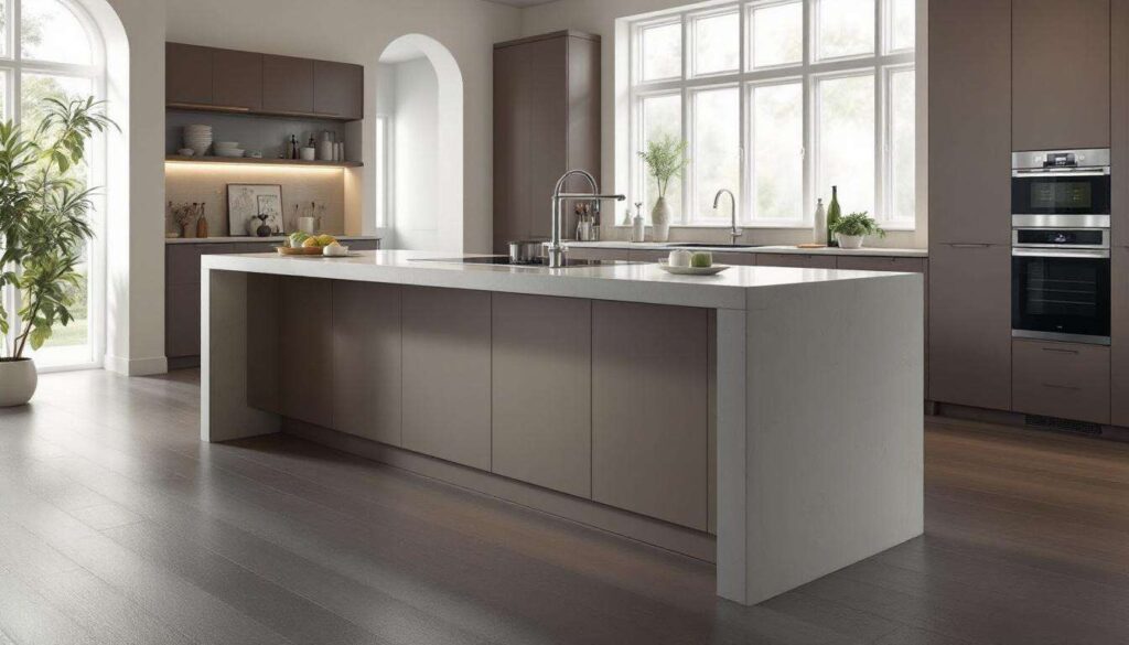 Addio isola in cucina: al Fuorisalone 2026 il nuovo protagonista è il tavolo-penisola integrato che guadagna fino a 2 metri di spazio