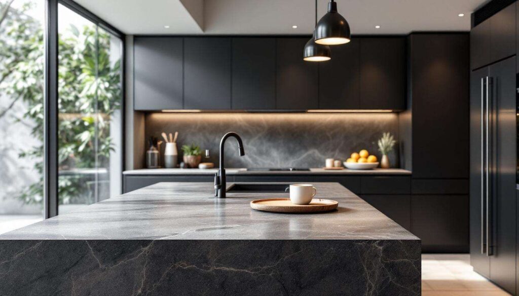 La cucina con il piano in pietra lavica dell'Etna che sta facendo impazzire Instagram: perché i designer la preferiscono al marmo nel 2026