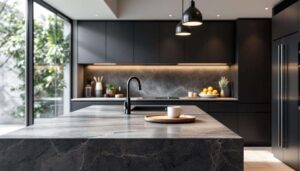 La cucina con il piano in pietra lavica dell'Etna che sta facendo impazzire Instagram: perché i designer la preferiscono al marmo nel 2026