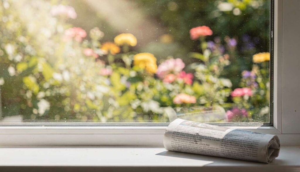 Finestre brillanti senza aloni con il metodo della carta di giornale: il trucco dei lavavetri professionisti che costa zero