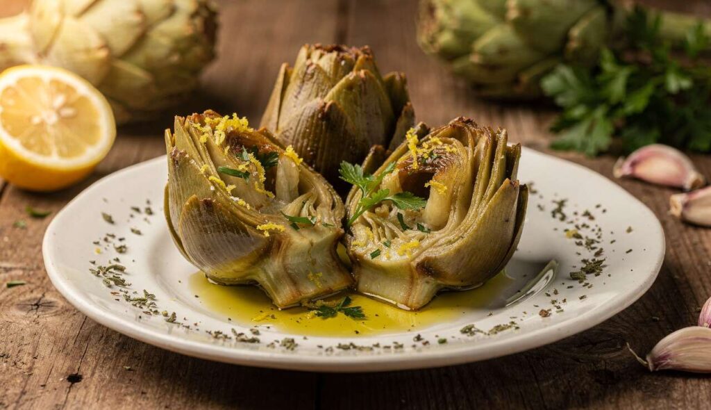 Carciofi alla romana con il trucco dello chef Antonino Cannavacciuolo per non farli annerire: bastano 2 gocce di questo ingrediente