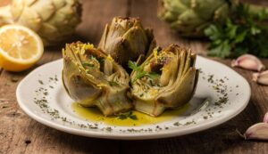 Carciofi alla romana con il trucco dello chef Antonino Cannavacciuolo per non farli annerire: bastano 2 gocce di questo ingrediente