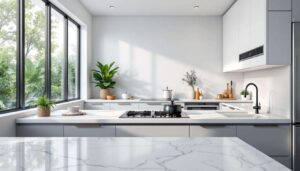 Cucina con piano in quarzo o ceramica nel 2026? La differenza di prezzo è minima ma la durata no…