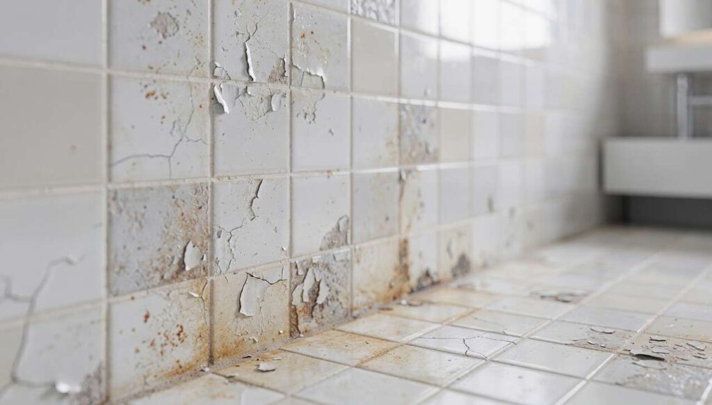 Ho verniciato le piastrelle del bagno: dopo un anno ecco cosa è successo davvero alla superficie